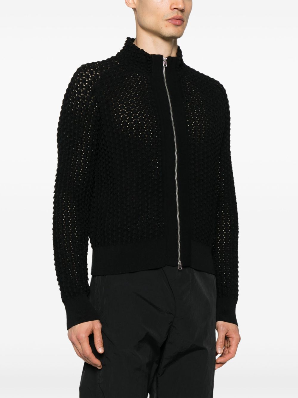 J.LAL Ash ジップアップ カーディガン | ブラック | FARFETCH JP