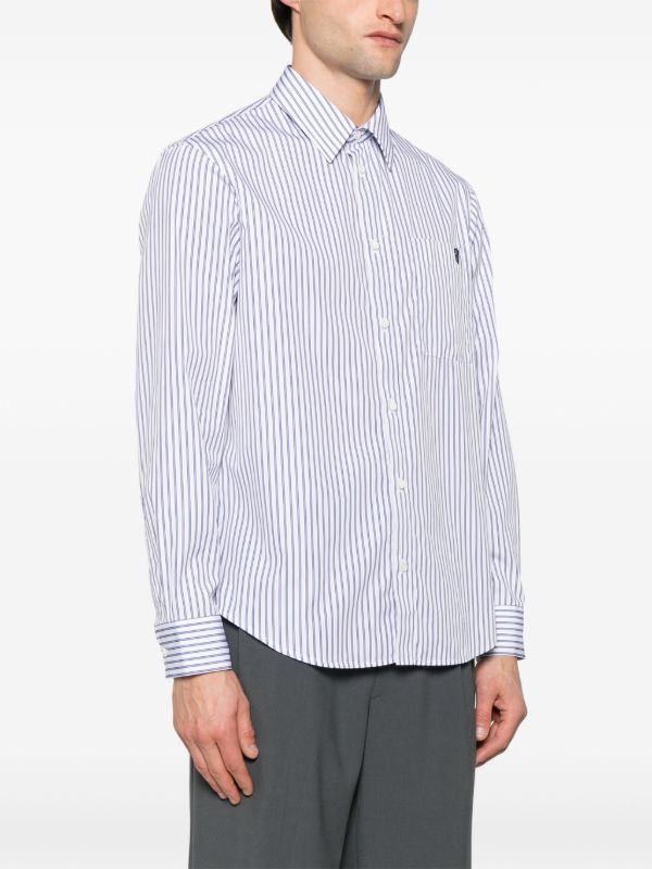 Burberry ストライプ シャツ | ホワイト | FARFETCH JP