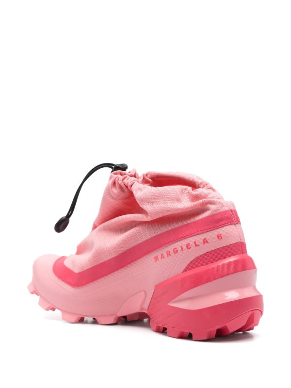 MM6 Maison Margiela X Salomon Cross Drawstring Sneakers | Pink