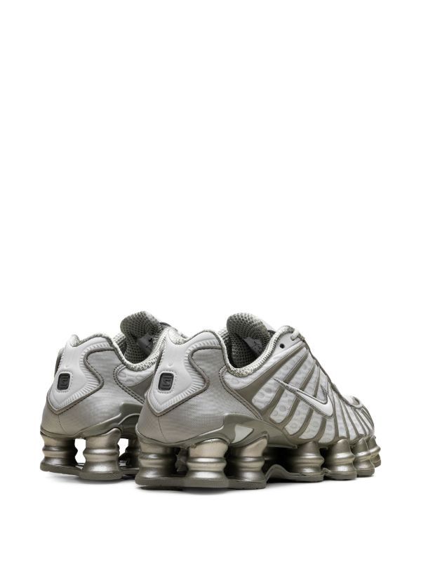 Nike Shox TL “Light Silver/White/Light Army” スニーカー | シルバー