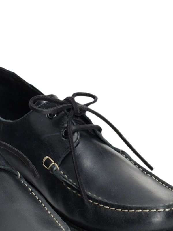 Kaptain Sunshine x Paraboot Domingue Leather Shoes | Blue