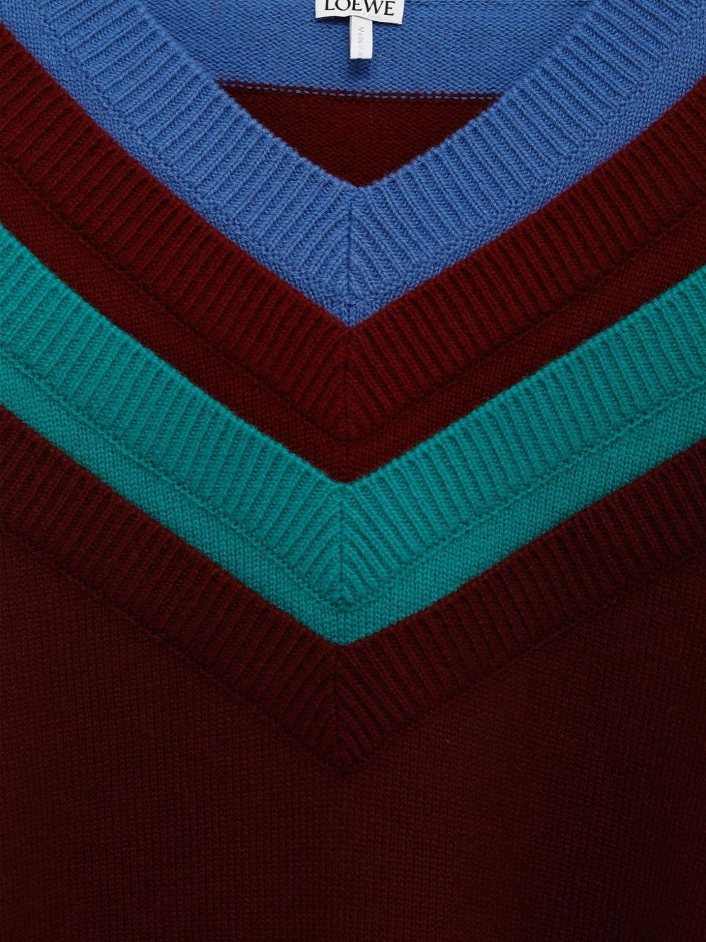 LOEWE Vネック セーター | レッド | FARFETCH JP