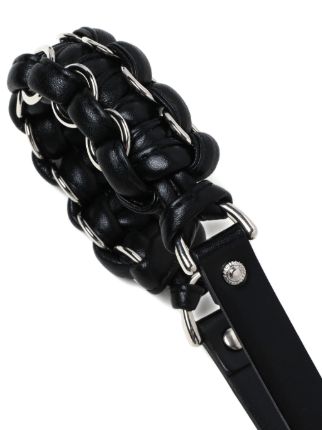 Toga Leather Phone Strap | Black | FARFETCH FI