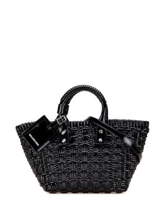 Balenciaga Pre-Owned 2022 XS フォーレザー ビストロ バスケット