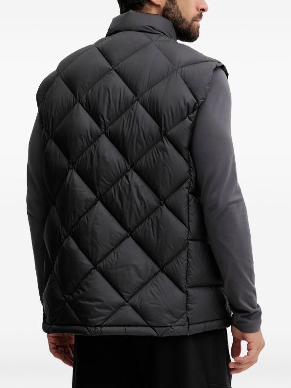 Ea7 Emporio Armani キルティング ベスト | ブラック | FARFETCH JP