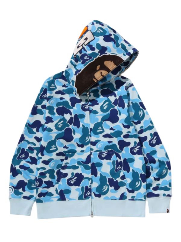 A BATHING APE® カモフラージュ パーカー | ブルー | FARFETCH JP