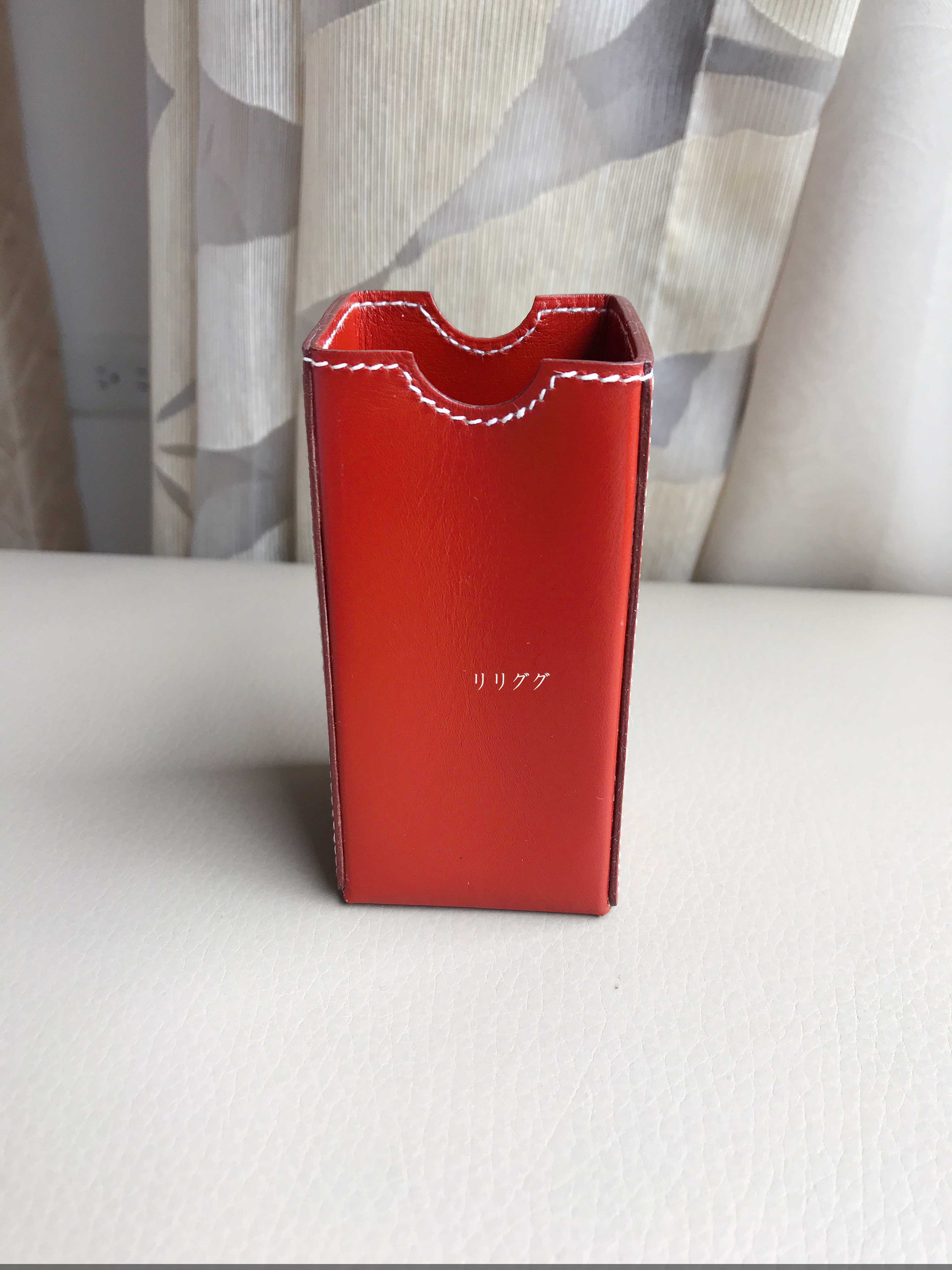 エルメス)エルメッセンスフレグランスのレザーケース/ペン立て (HERMES