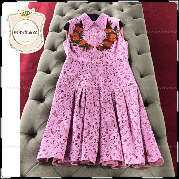 早い者勝ち！GUCCI国内発】花総柄 華やかピンク ワンピース (GUCCI