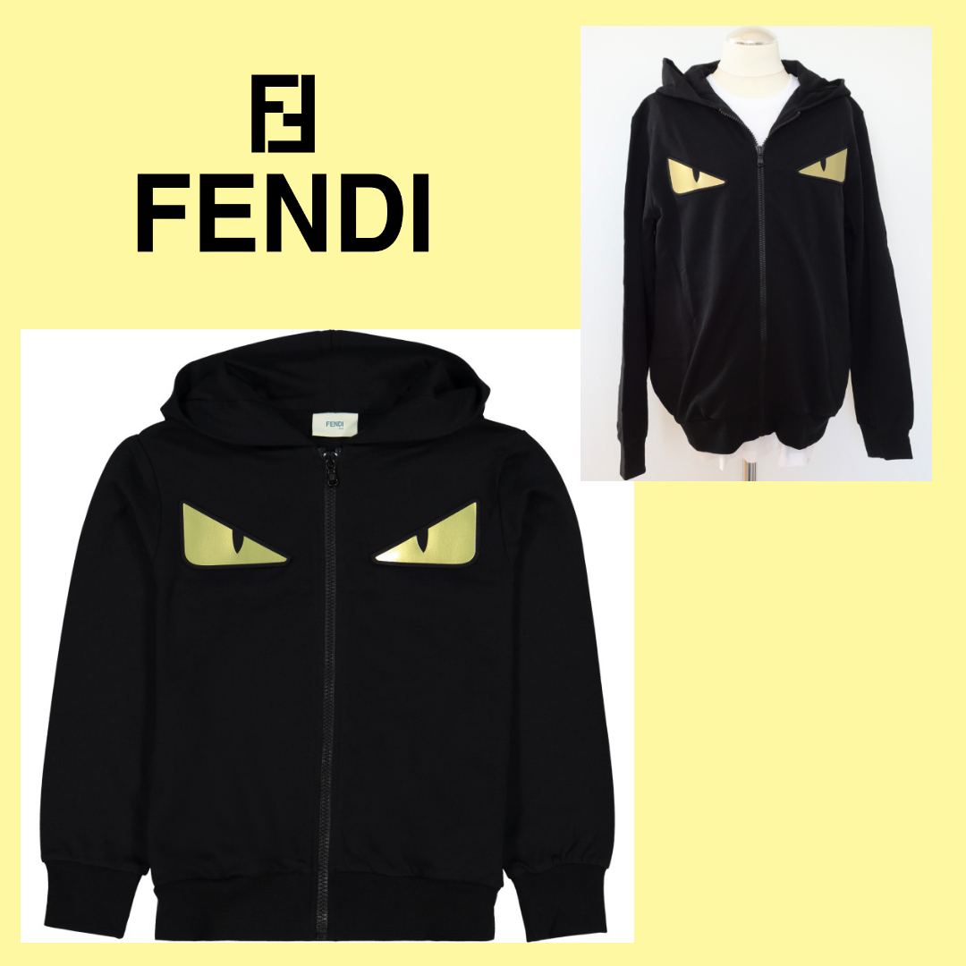 ☆FENDI☆ モンスターアイ・ボーイズスウェットパーカ♪ 大人OK (FENDI
