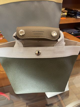 パリ限定レア【Herve Chapelier】革のハンドルカバー (HERVE CHAPELIER