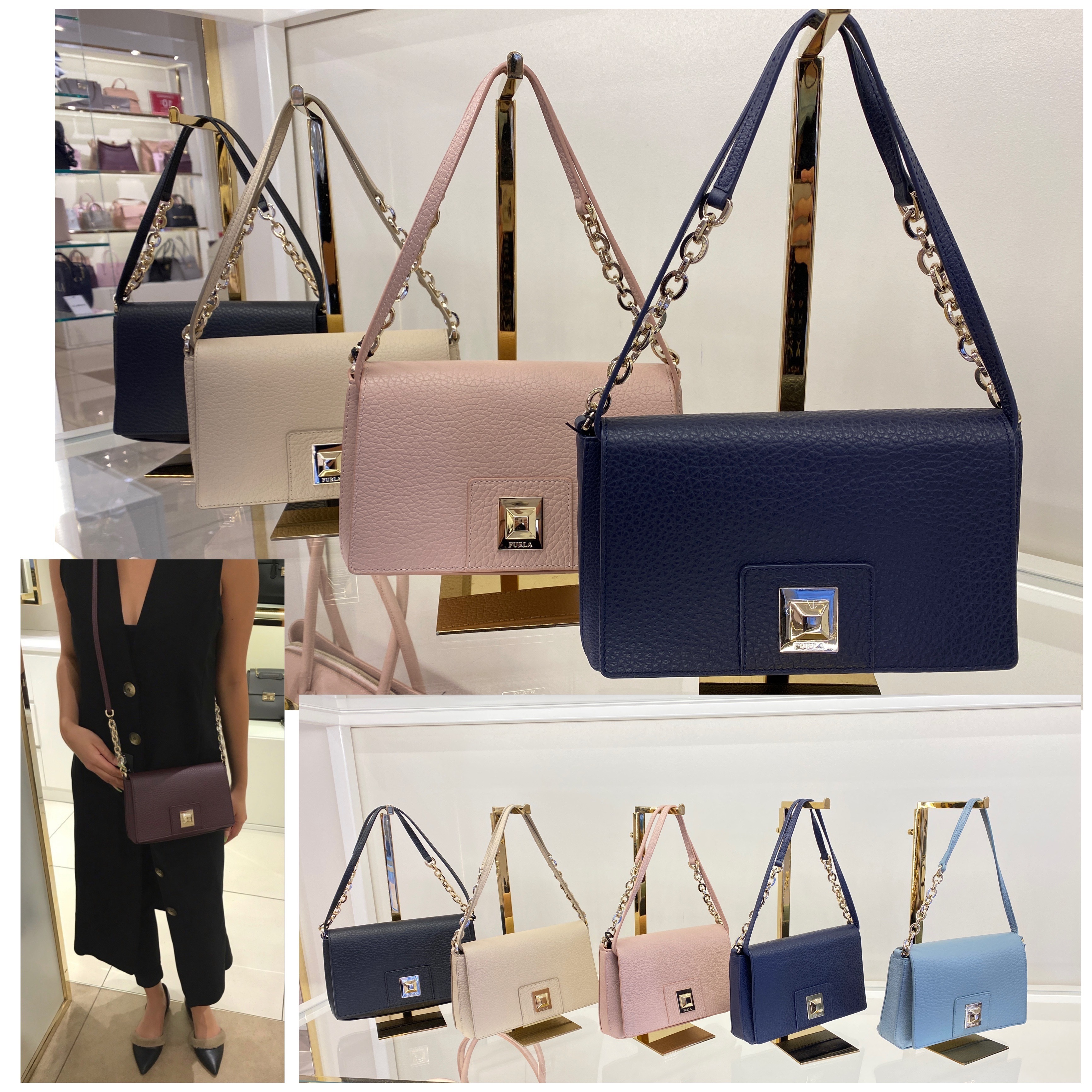 新作!!【FURLA】JOANN♪クロスボディ♪可愛い♪関税込 (FURLA