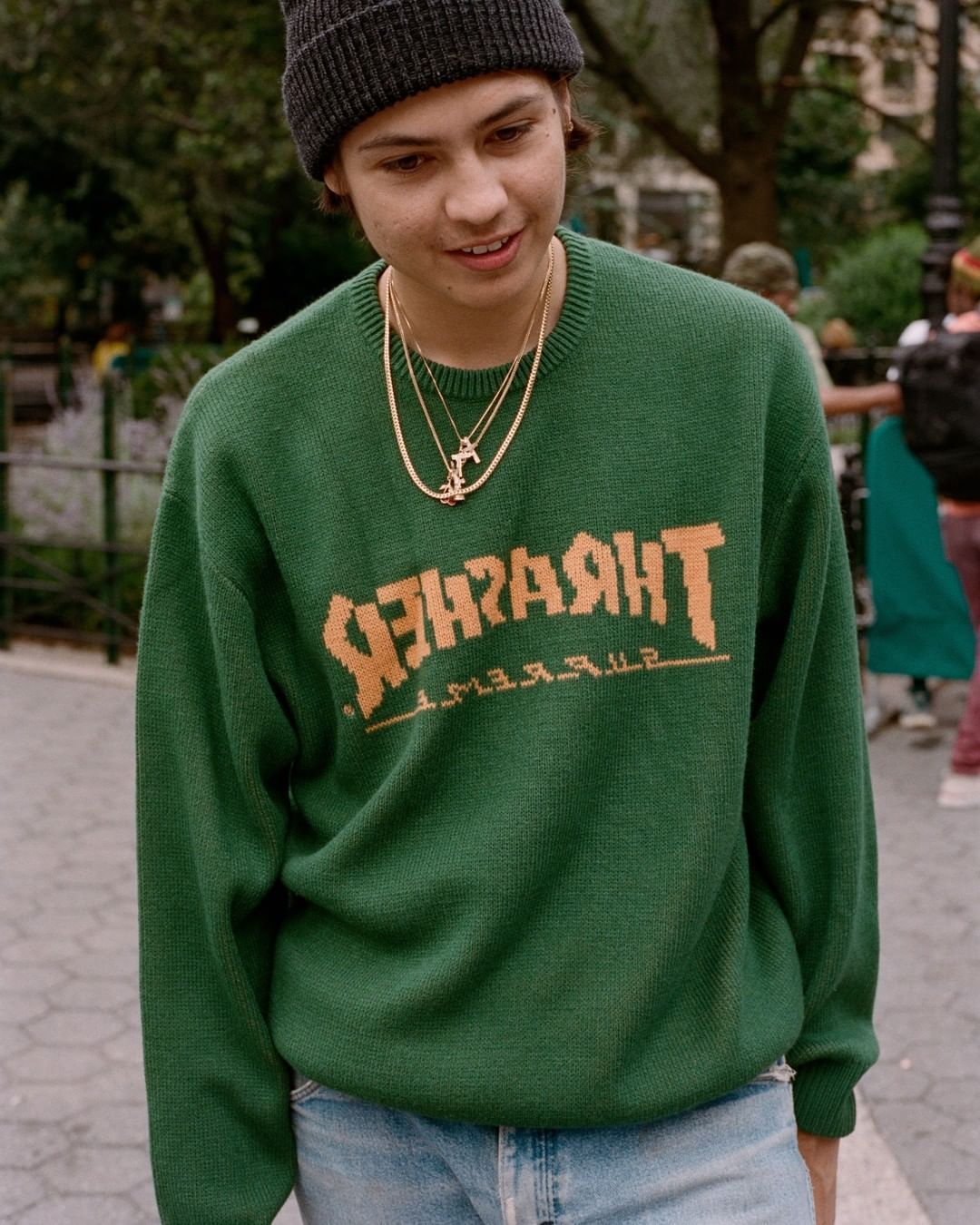 FW21 Supreme Thrasher Sweater - スラッシャー セーター (Supreme