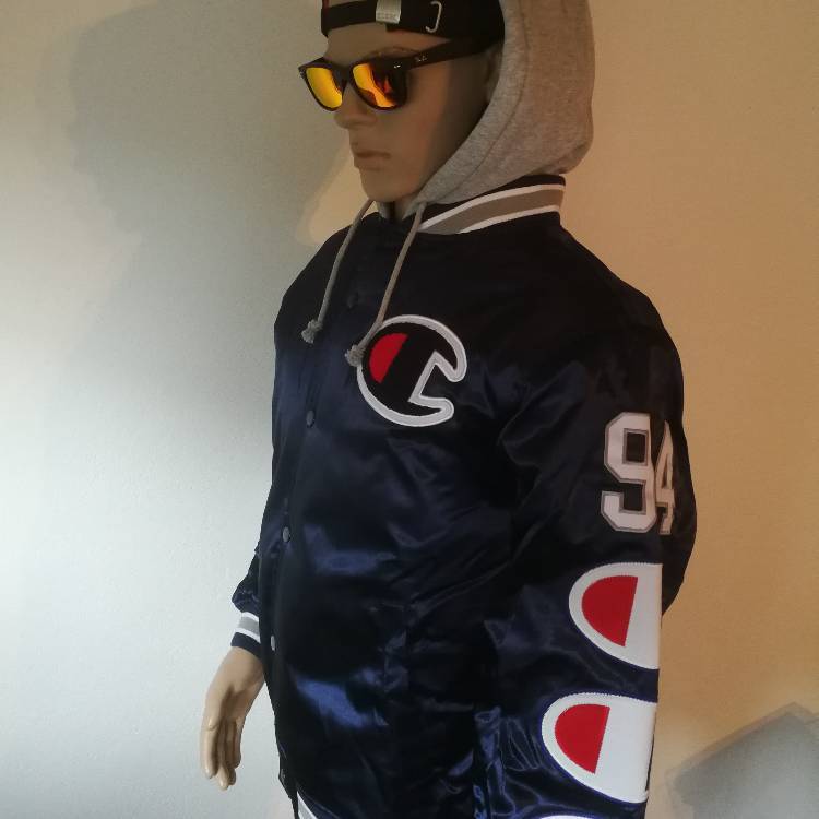 Supreme Champion Hooded Satin Varsity Jacket シュプリーム (Supreme