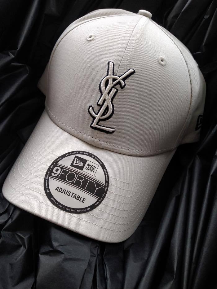 Saint Laurent】直営/正規店 NEW ERA YSL MONOGRAM CAP 2色 (Saint