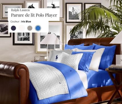 ブルー（青）系 Ralph Lauren(ラルフローレン) ベッドカバー・布団