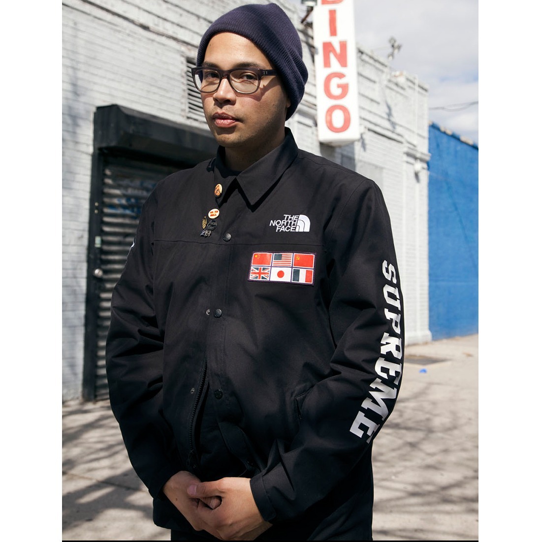 Supreme The North Face Expedition Coaches Jacket Black (Supreme