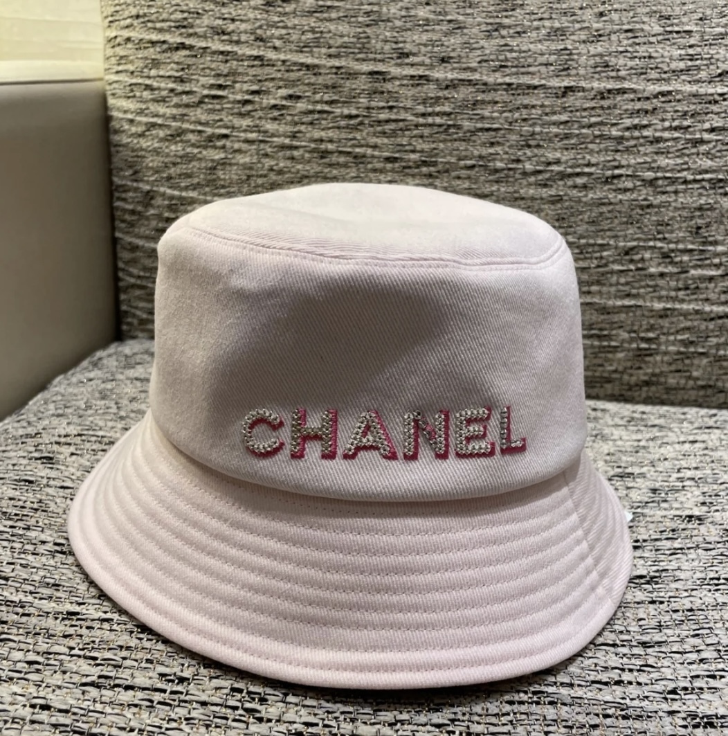 22P☆年中使える♪】シャネル コットン バケットハット/帽子 (CHANEL