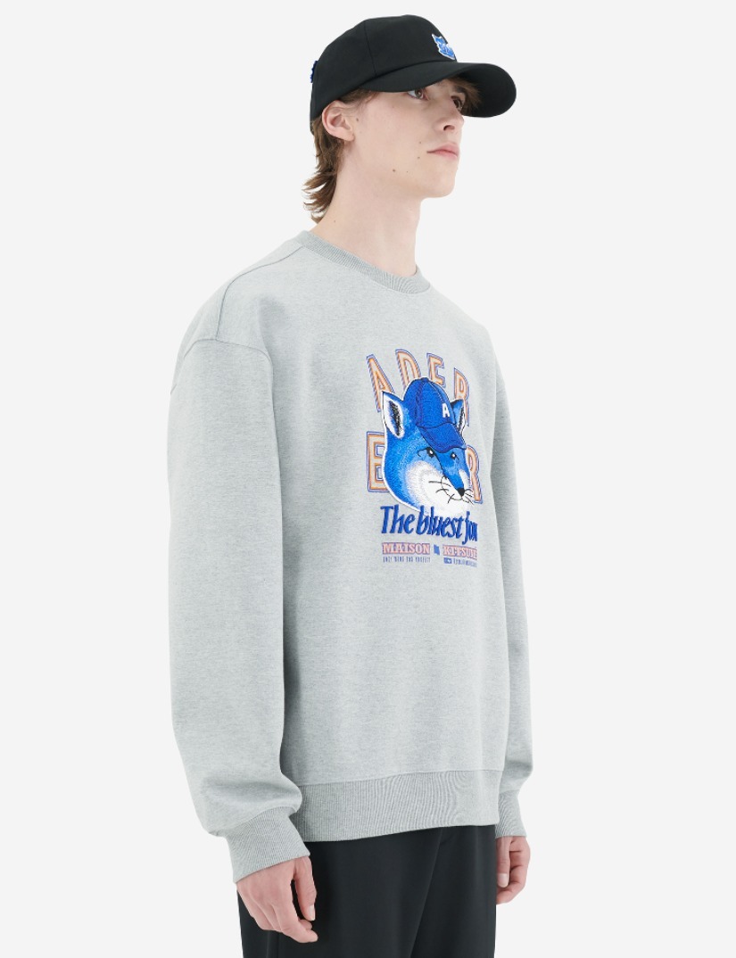☆【Adererror x MAISON KITSUNE】☆Bluest Fox Sweatshir.t