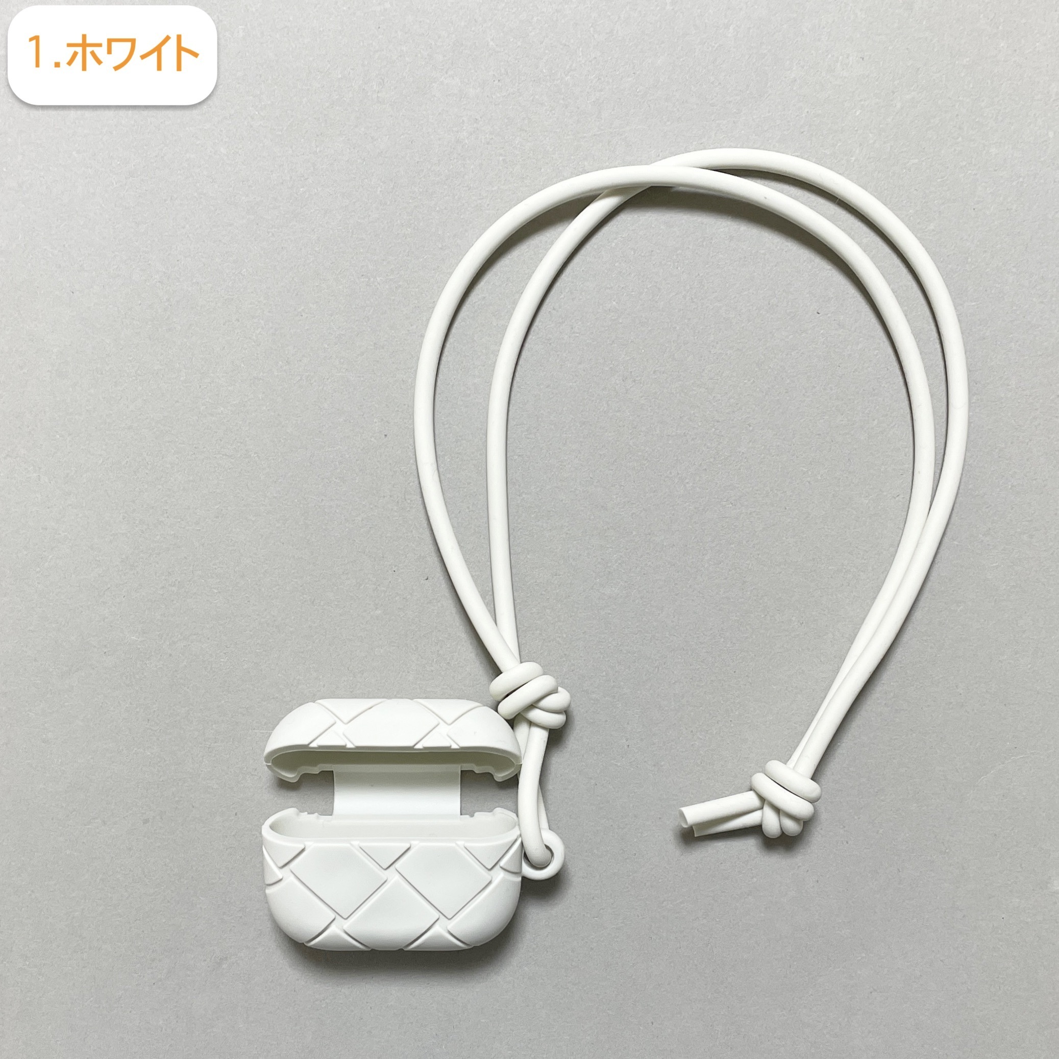 BOTTEGA VENETA AirPods PRO ケース（シリコンストラップ） (BOTTEGA