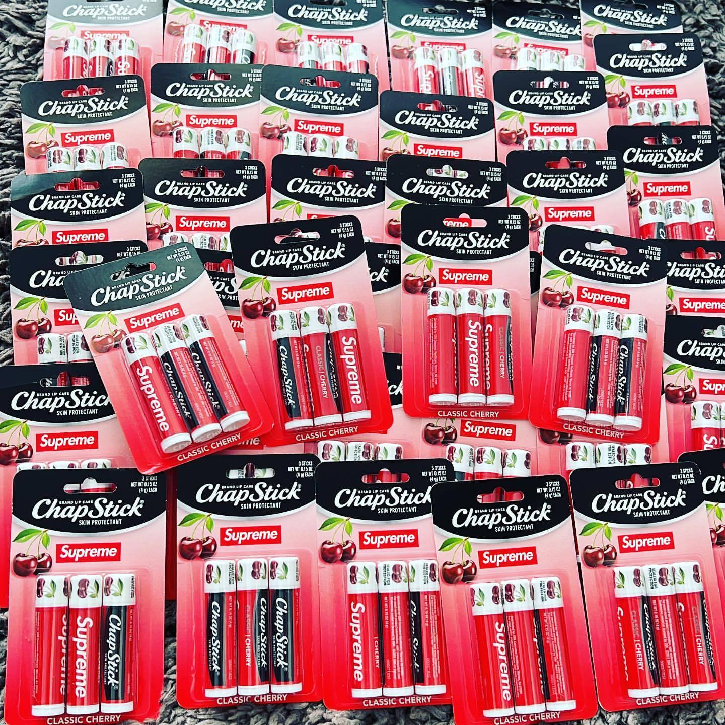 SS22 Supreme ChapStick (3 Pack) シュプリーム リップクリーム