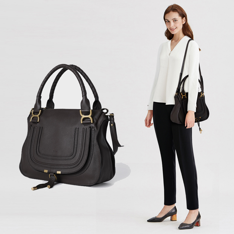 関税負担なし☆Chloe MARCIE スモールダブルキャリーバッグ (Chloe