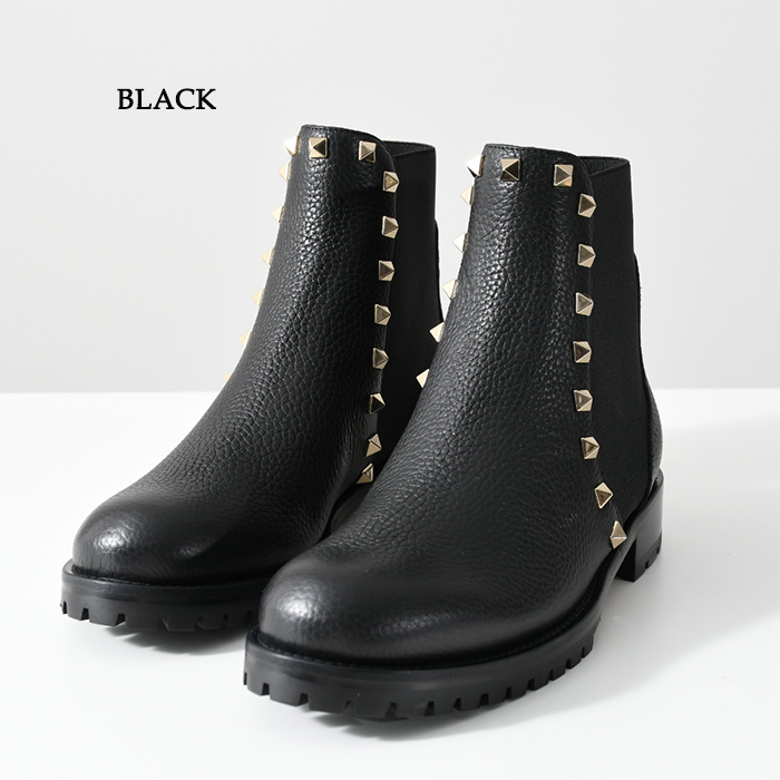 国内即発】VALENTINO ロックスタッズブーツ (VALENTINO/ショートブーツ