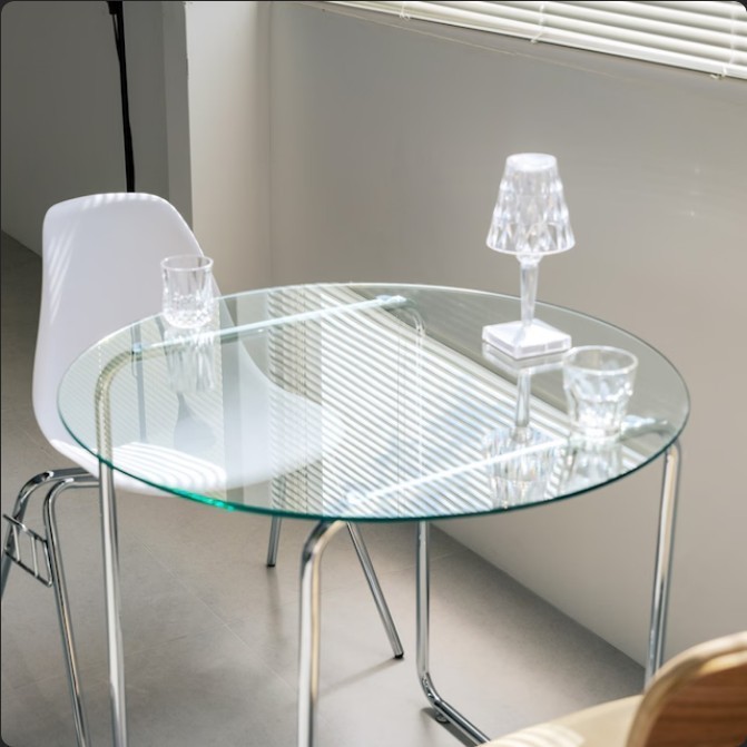 ミッドセンチュリー スペースエイジ センターテーブル ガラステーブル