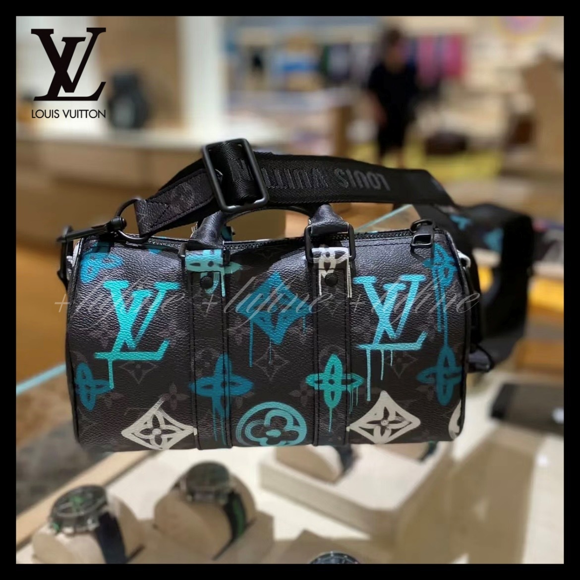 お洒落なペイントに注目！！】ルイヴィトン ショルダーバッグ (Louis