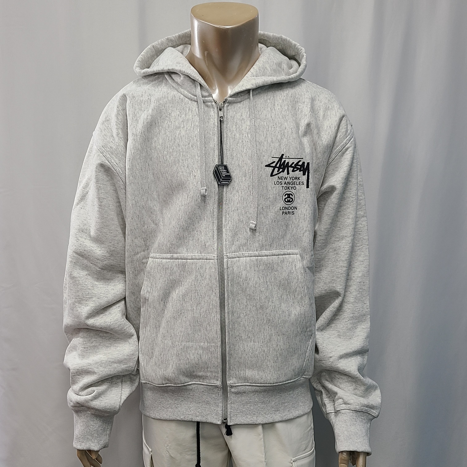 STUSSY】送料・関税込☆World Tour Hood Zip-Up☆3973713 (STUSSY