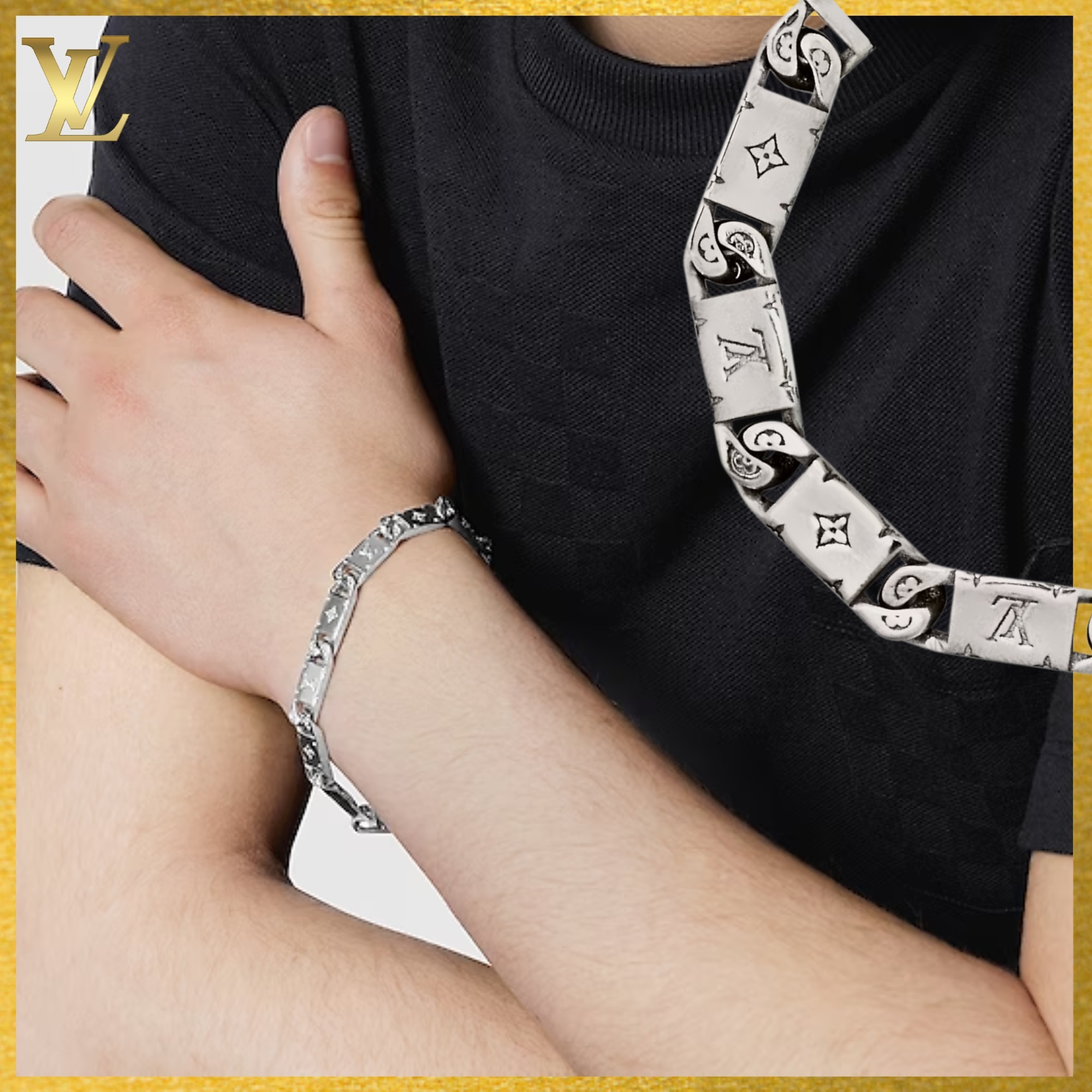 LOUIS VUITTON】ブレスレット/モノグラム タイドアップ/ギフト (Louis