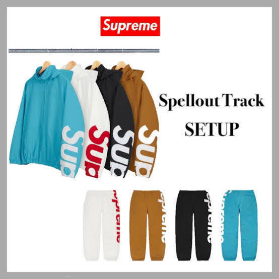セットアップ Supreme Spellout トラックジャケット パンツ (Supreme