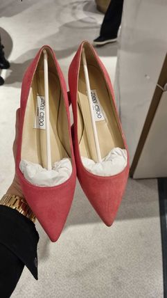 ピンク系 Jimmy Choo(ジミーチュウ) フラットシューズ(レディース