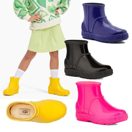 ピンク系 22.5cm UGG(アグ) キッズレインブーツ・長靴(ベビー・キッズ