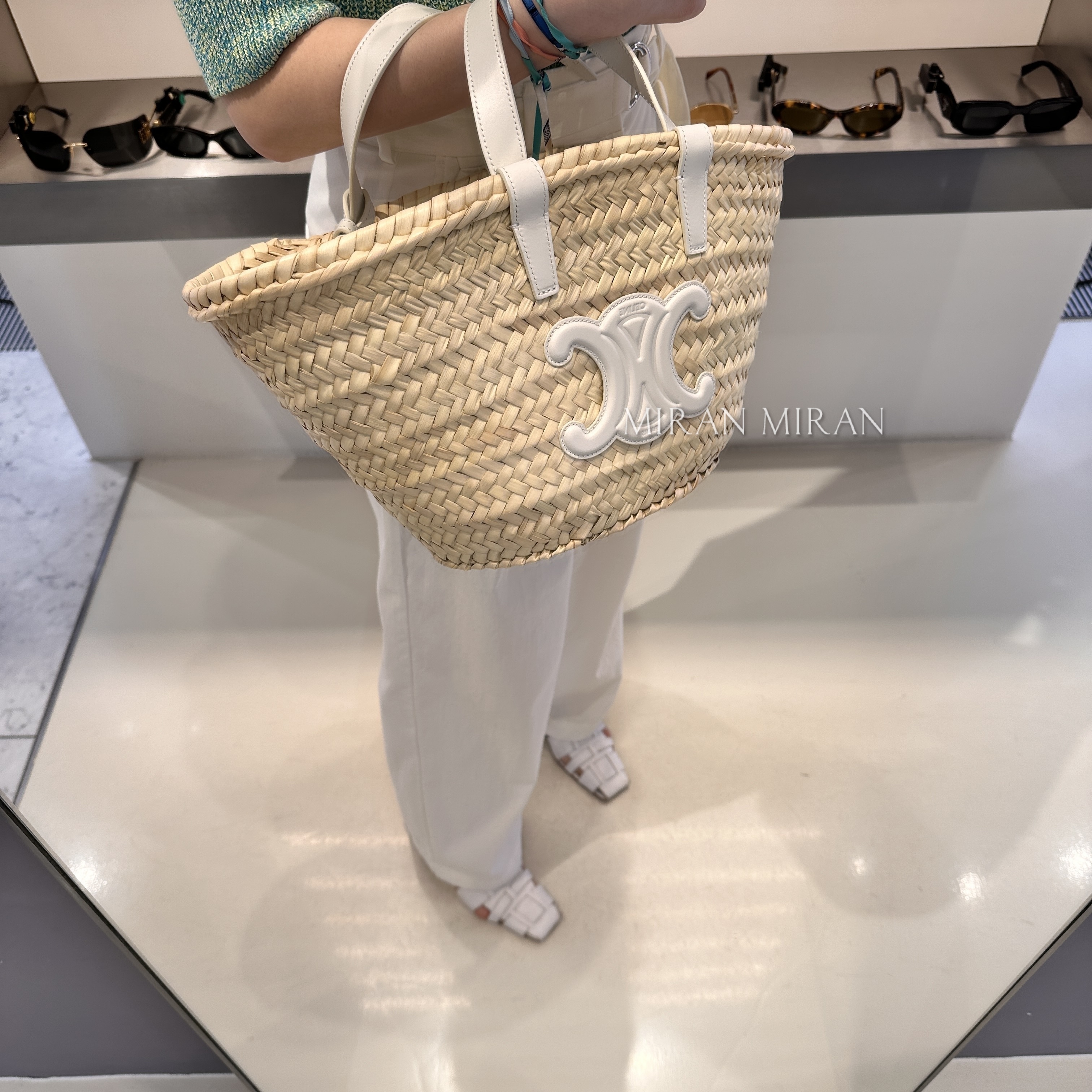 追跡付【CELINE】2WAY♪TRIOMPHE ティーン トリオンフ パニエ (CELINE