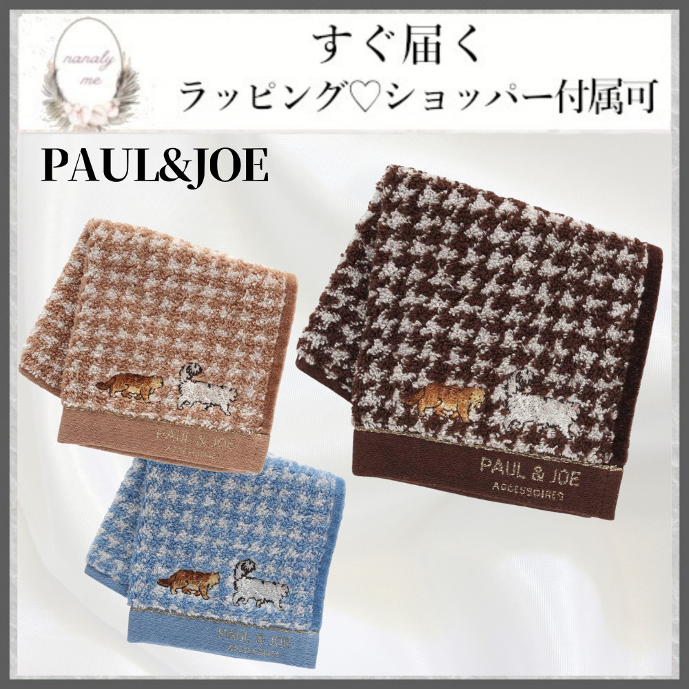 猫×ハート♡】ミニタオルハンカチ プチギフト (PAUL & JOE/ハンカチ