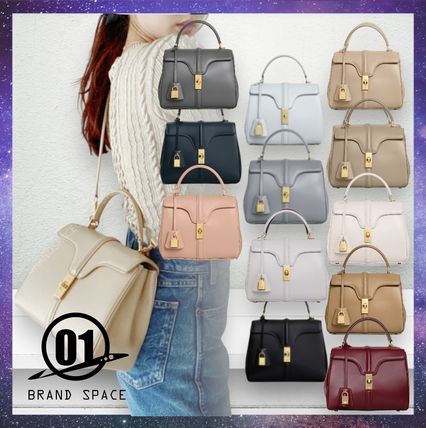 ピンク系 CELINE 16(セリーヌ セーズ) ハンドバッグ(レディース