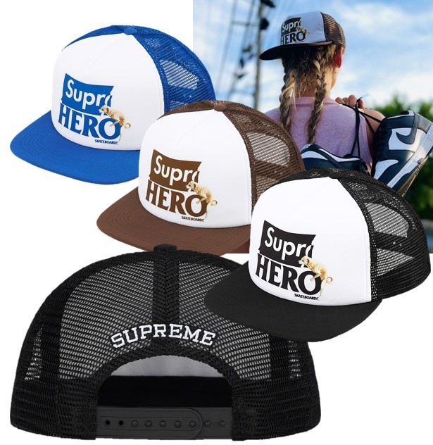 Supreme ANTIHERO メッシュバック 5パネル キャップ SS22 WEEK17