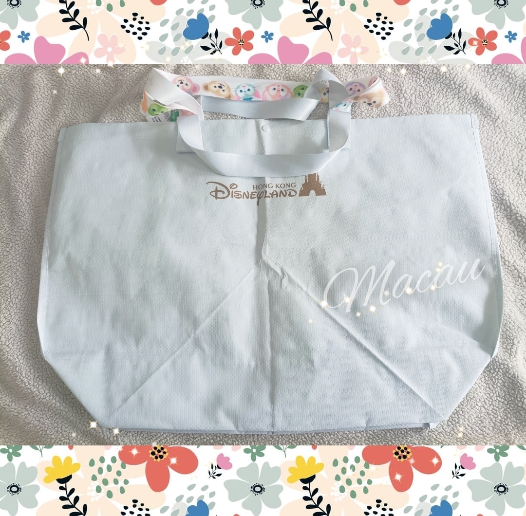 香港ディズニー☆ダッフィー&フレンズ ショッピングバッグ（大