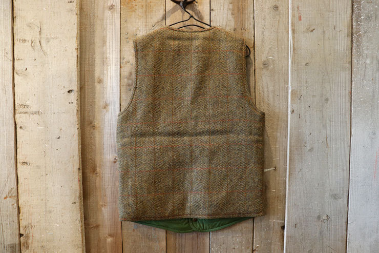 RRL(ダブルアールエル):【Harris Tweed】 リバーシブル ベスト (RRL