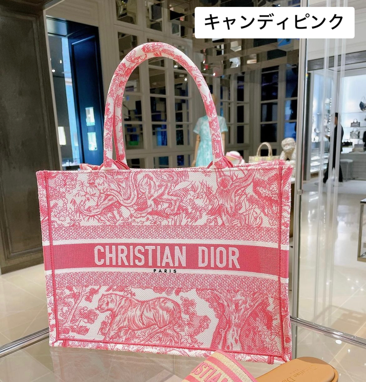 大人気！！【すぐ届く】DIOR ブックトート ミディアム (Dior/トート