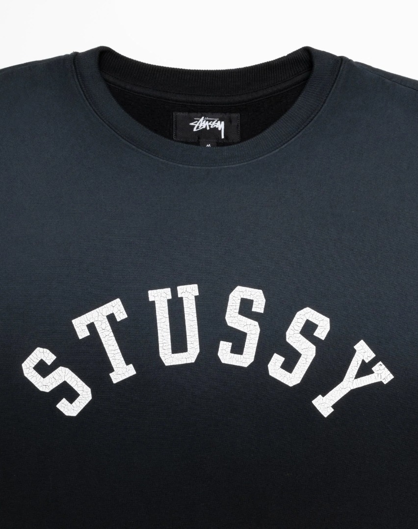☆人気☆【STUSSY】☆SUN FADED OVERSIZED CREW☆BLAC.K (STUSSY