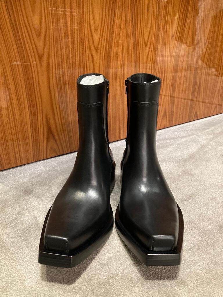 BALENCIAGA】SANTIAGO ブーティ ブラック マットカーフスキン