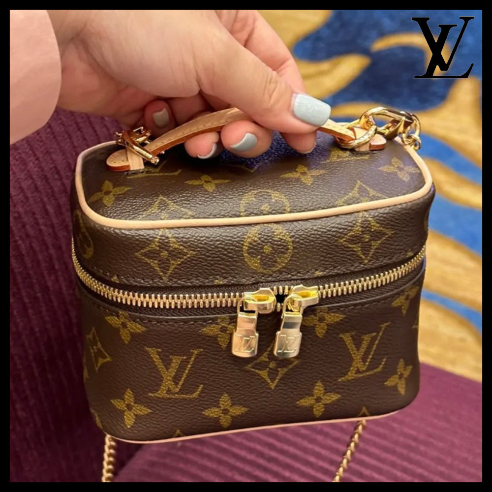 コスメポーチにも♪】ルイヴィトン☆ニース・ナノ (Louis Vuitton