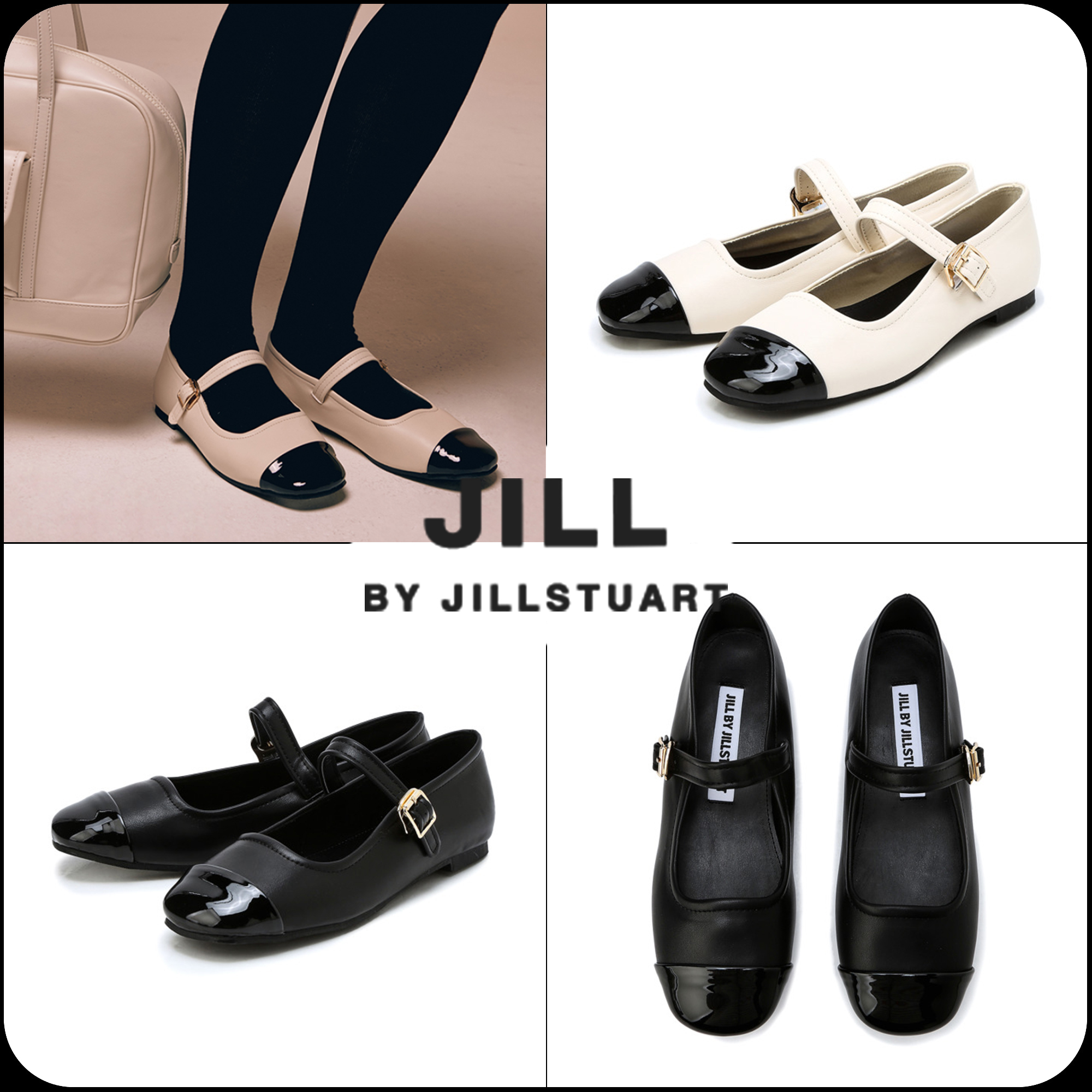 JILLSTUART]☆COLOR MATCHING MARY JANE FLAT SHOES (JILLSTUART