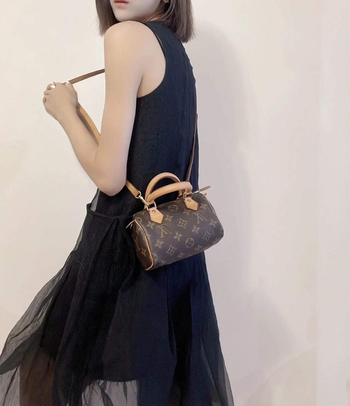 可愛くて超希少♪】ルイヴィトン☆ナノ スピーディ モノグラム (Louis