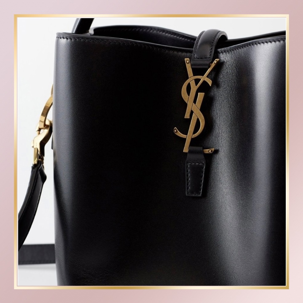 SAINT LAURENT】LE 37 スモール（シャイニーレザー）ブラック (Saint