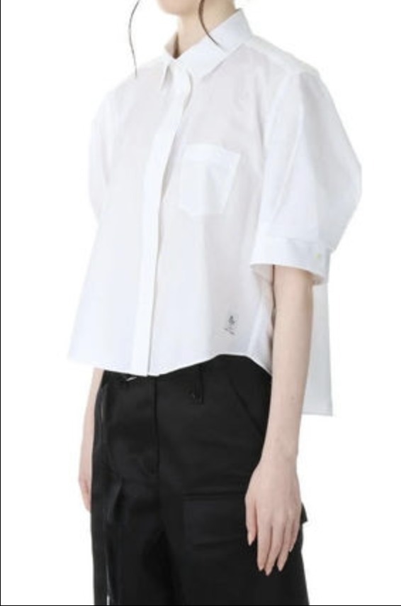 注目コラボ【sacai×THOMAS MASON】コットン ポプリン シャツ (sacai