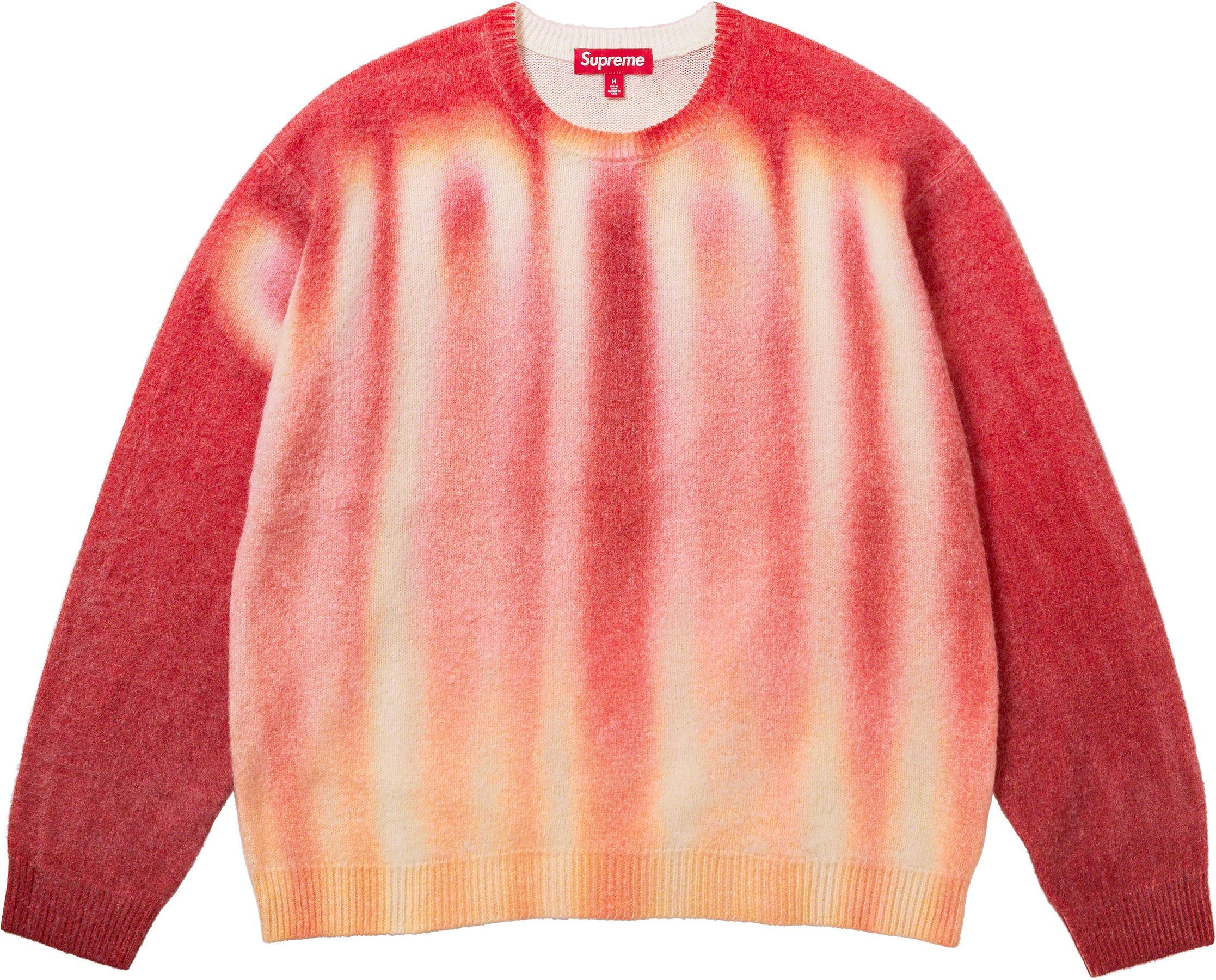 関税込 23AW 立ち上げ SUPREME BLURRED LOGO SWEATER (Supreme/ニット