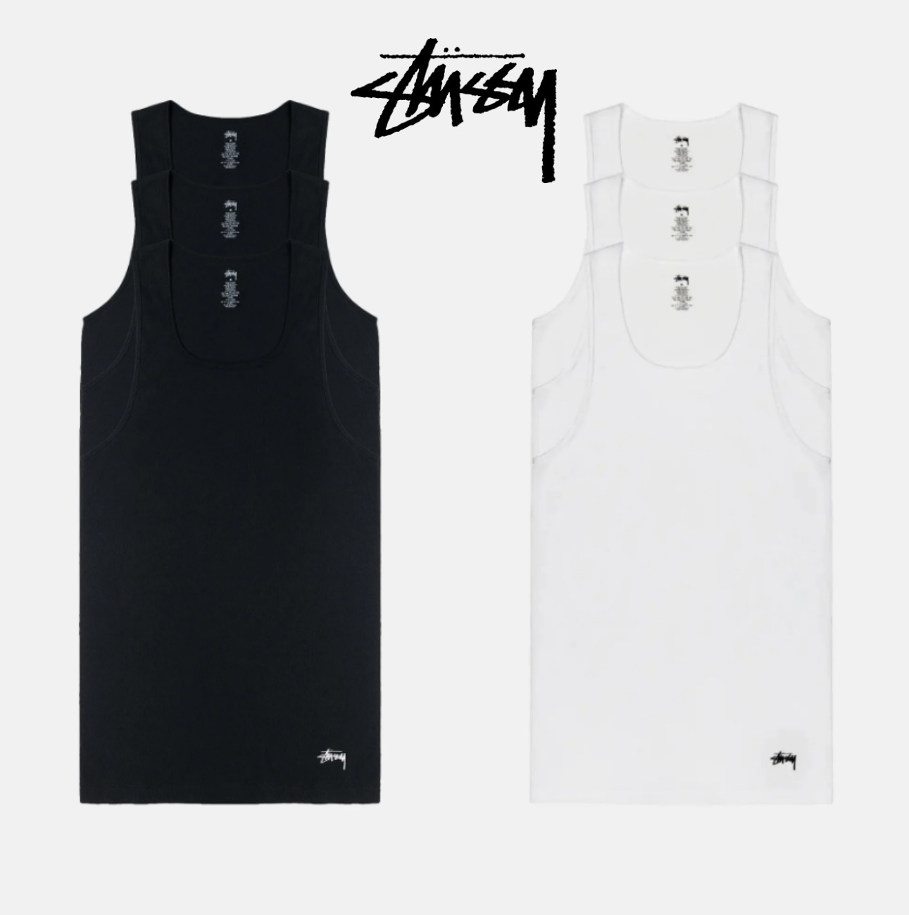 STUSSY】TANK UNDERSHIRT (STUSSY/タンクトップ) 98116021【BUYMA】