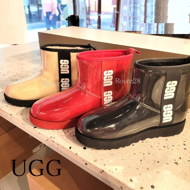 セール【UGG】Classic CLEAR Mini ☆ 雨の日でも 暖かい 長靴 ♪ (UGG